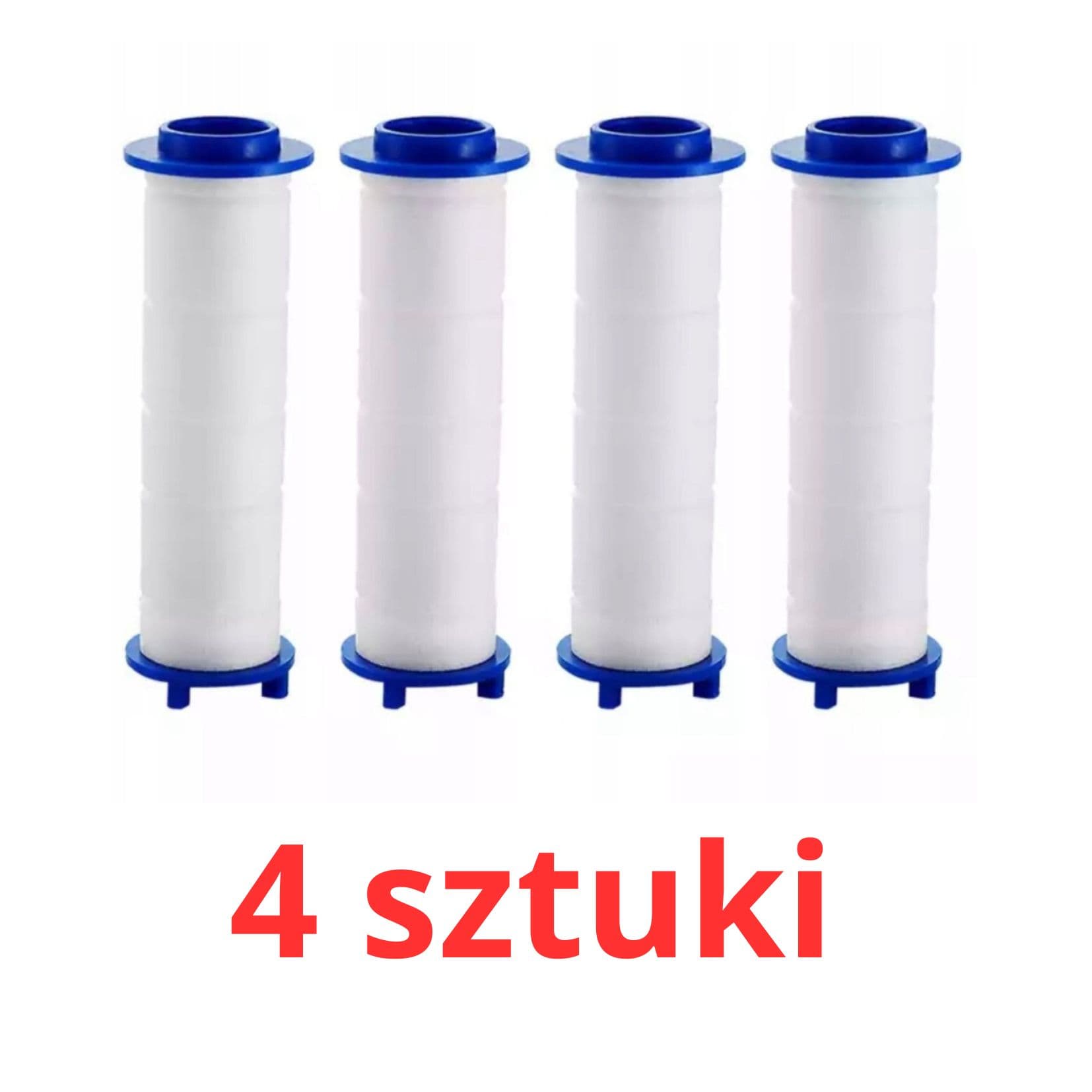 4 sztuki wymiennych filtrów do słuchawki prysznicowej ShowerPure